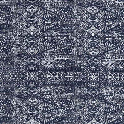 Charlotte Fabrics D2755 Midnight Black Multipurpose Spun  Blend Fire Rated Fabric High Performance CA 117 NFPA 260 Fun Print Outdoor Ethnic and Global 