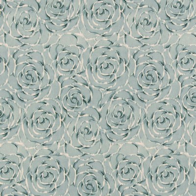 Charlotte Fabrics D2921 Capri Blue Multipurpose Polyester Fire Rated Fabric Geometric Patterned Crypton High Performance CA 117 NFPA 260 Modern Floral 