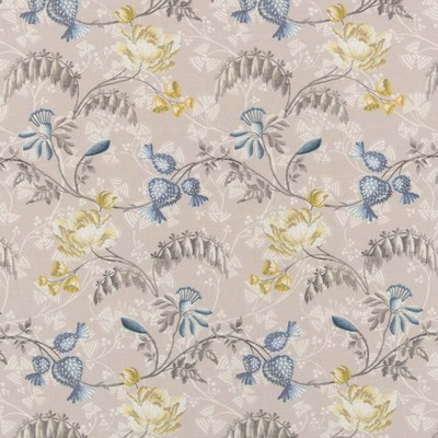 Charlotte Fabrics D2934 Daffodil Yellow Multipurpose Polyester Fire Rated Fabric Patterned Crypton High Performance CA 117 NFPA 260 Medium Print Floral 