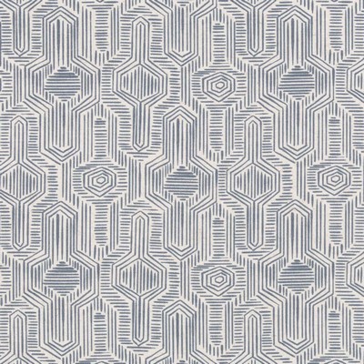 Charlotte Fabrics D2939 Powder Blue Blue Multipurpose Polyester  Blend Fire Rated Fabric Geometric Patterned Crypton High Performance CA 117 NFPA 260 