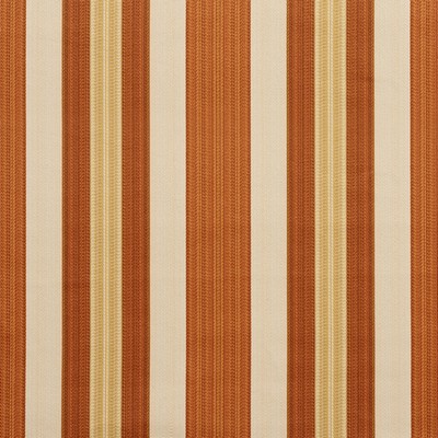 Charlotte Fabrics D304 Amber Noble Stripe Orange Multipurpose Polyester  Blend Fire Rated Fabric Heavy Duty CA 117 Damask Jacquard Wide Striped 