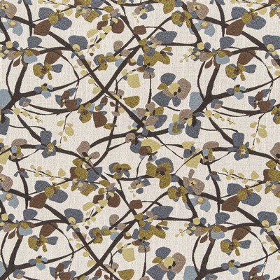 Charlotte Fabrics D3058 Breeze Cityscapes II D3058 Green Upholstery Polyester Polyester Fire Rated Fabric Geometric  Heavy Duty CA 117  NFPA 260  Leaves and Trees  Fabric