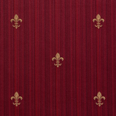 Charlotte Fabrics D312 Ruby Medallion Red Multipurpose Polyester  Blend Fire Rated Fabric Heavy Duty CA 117 Damask Jacquard Miscellaneous Novelty 