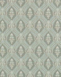 D3286 Aqua Ornate by  Charlotte Fabrics 