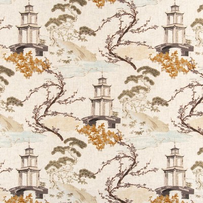 Charlotte Fabrics D3354 Ivory Linen Prints D3354 Beige Multipurpose Polyester  Blend Fire Rated Fabric High Wear Commercial Upholstery CA 117  NFPA 260  Miscellaneous Novelty French Country Toile  Fabric