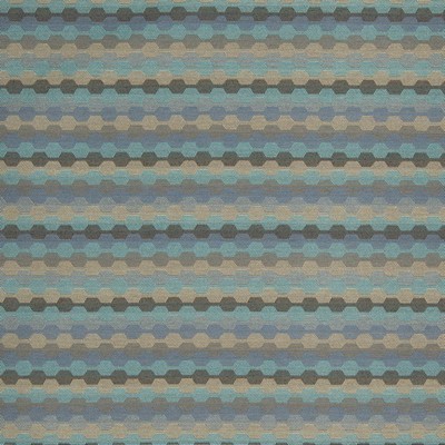 Charlotte Fabrics D918 Rope/Azure Blue Upholstery Woven  Blend Fire Rated Fabric Geometric High Wear Commercial Upholstery CA 117 NFPA 260 Damask Jacquard 