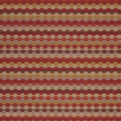 Charlotte Fabrics D921 Rope/Spice Red Upholstery Woven  Blend Fire Rated Fabric Geometric High Wear Commercial Upholstery CA 117 NFPA 260 Damask Jacquard Horizontal Striped 
