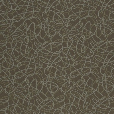 Charlotte Fabrics D931 Squiggles/Chocolate Brown Upholstery Woven  Blend Fire Rated Fabric Geometric High Wear Commercial Upholstery CA 117 NFPA 260 Damask Jacquard Scroll 