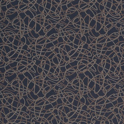 Charlotte Fabrics D933 Squiggles/Navy Blue Upholstery Woven  Blend Fire Rated Fabric Geometric High Wear Commercial Upholstery CA 117 NFPA 260 Damask Jacquard Scroll 