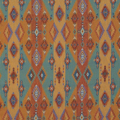 Charlotte Fabrics I9600-07 Upholstery cotton  Blend Fire Rated Fabric Heavy Duty CA 117 Geometric Navajo Print 