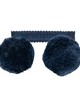 Stout Trim BUBBLE TASSEL FRINGE NAVY