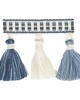 Stout Trim NINA TASSEL FRINGE 1 COBALT