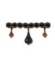 Robert Allen Trim BAROQUE BEADS NOIR