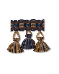 Trellis Tassels Delft by   