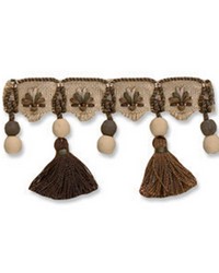 Embellshed Tassels Mahogany by   