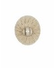 Robert Allen Trim RIBBED BUTTON BONE