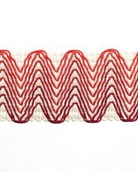 Chevron Band Lacquer Red by   
