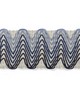 Robert Allen Trim CHEVRON BAND COBALT