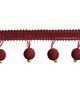 Robert Allen Trim MODERN BEAD LACQUER RED