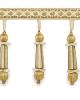 Schumacher Trim ADDINGTON MOLDED TASSEL FRINGE CHAMPAGNE