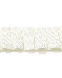 Colette Pleated Ruche Blanc by  Schumacher Trim 