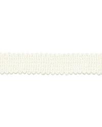 Yves Linen Tape Blanc by  Schumacher Trim 