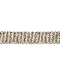 Yves Linen Tape Greige by  Schumacher Trim 