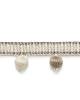 Schumacher Trim MADELEINE BOBBLE FRINGE GREIGE