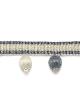 Schumacher Trim MADELEINE BOBBLE FRINGE ASH