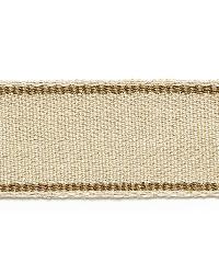 Rene Linen Tape Greige by  Schumacher Trim 