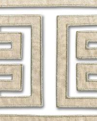 Madame Wu  Applique Greige by  Schumacher Trim 