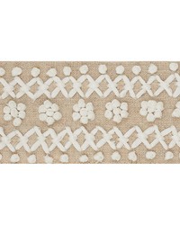 Sunnyvale Tape Ivory by  Scalamandre Wallcoverings 