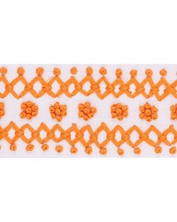 Sunnyvale Tape Orange by  Scalamandre Wallcoverings 