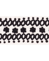 Sunnyvale Tape Black by  Scalamandre Wallcoverings 