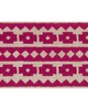 Schumacher Trim TALITHA TAPE FUCHSIA ON NATURAL