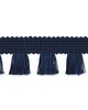 Schumacher Trim BELL FRINGE NAVY