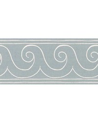 Greek Waves Trim Sky by  Schumacher Trim 