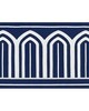 Schumacher Trim ARCHES EMBROIDERED TAPE WIDE MARINE