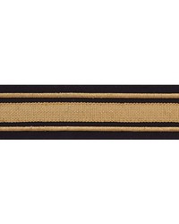 Military Stripe  Tape Gold On Black by   
