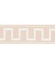 Schumacher Trim GREEK KEY EMBROIDERED TAPE BLUSH