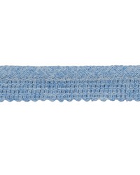 Eubie Lip Cord Blue by  Schumacher Trim 