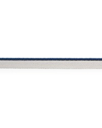 Gustave Silk Lip Cord Narrow Navy by   