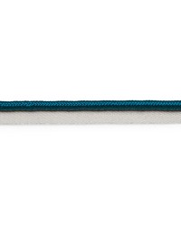 Gustave Silk Lip Cord PeaCOCK by  Schumacher Trim 