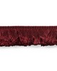 Schumacher Trim FRANCOIS SILK BRUSH FRINGE BURGUNDY
