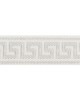 Schumacher Trim ETIENNE SILK GREEK KEY NARROW DOVE