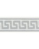 Schumacher Trim ETIENNE SILK GREEK KEY NARROW CLOUD