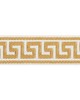Schumacher Trim ETIENNE SILK GREEK KEY NARROW GOLD