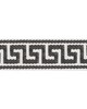 Schumacher Trim ETIENNE SILK GREEK KEY NARROW BLACK