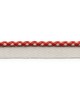 Schumacher Trim KEachTON LIP CORD RED