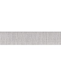 Medium Faille Tape Silver by  Schumacher Trim 